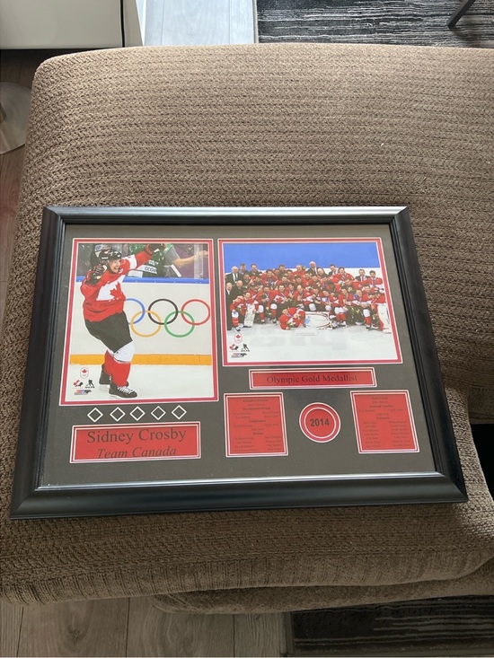 Other - Sidney Crosby Team Canada 2014 Olympic Gold Framed Photo Collage